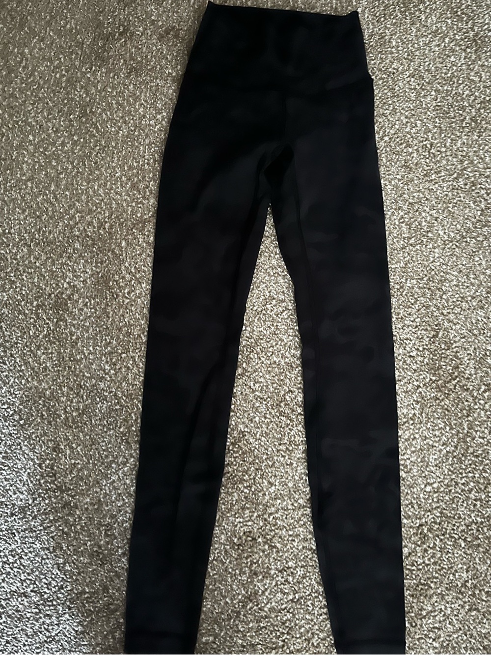 High-Waist Black Camo Lululemon Leggings